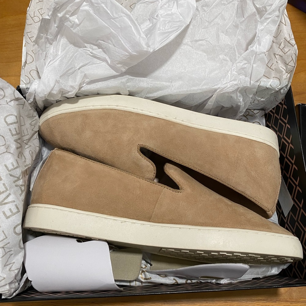 Birdies The Swift Shell suede slip ons